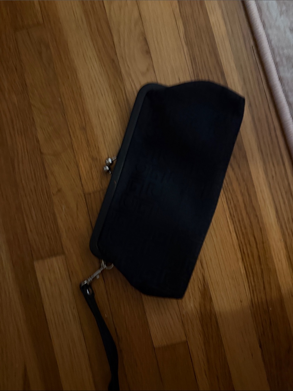 Liz Claiborne Black Wristlet Clutch